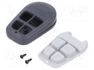 Enclosure: for remote controller; IP20; X: 36mm; Y: 58mm; Z: 13mm MASZCZYK