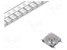 Microswitch TACT; SPST-NO; Pos: 2; 0.05A/42VDC; SMD; none; 2.5N KNITTER-SWITCH