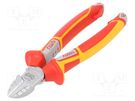 Pliers; side,cutting,insulated; 180mm; Cut: with side face NWS