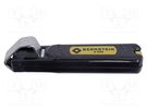 Stripping tool; Øcable: 8÷28mm; Wire: round; Tool length: 140mm BERNSTEIN