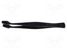 Tweezers; Blade tip shape: shovel; Tweezers len: 105mm; ESD BERNSTEIN