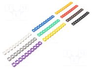 A kit of cable labels; Marking: 0; 1; 2; 3; 4; 5; 6; 7; 8; 9 GOOBAY