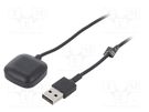 Cable: for smartwatch charging; 1m; Fitbit Sense,Fitbit Versa 3 AKYGA