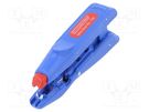Stripping tool; 20AWG÷8AWG; 0.5÷6mm2; Wire: round; 160mm WEICON