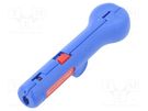 Stripping tool; Øcable: 6÷13mm; Wire: round; Tool length: 140mm WEICON