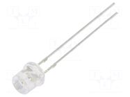 LED; bluish green; 5mm; 1560÷2180mcd; 140°; Front: flat; 3.1÷3.6VDC OPTOSUPPLY