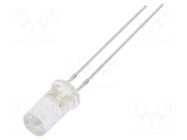 LED; red/blue; 5mm; 50°; Front: flat; 2.1÷2.6/2.9÷3.4VDC; -30÷85°C OPTOSUPPLY