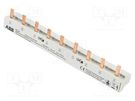 Busbar; 10mm2; Poles: 3; 690VAC; 690VDC; Inom: 63A; No.of mod: 9 ABB