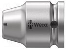 Adapter; Overall len: 35mm; Mounting: 1/2" square,1/4" (C6,3mm) WERA