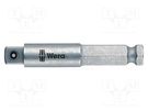 Adapter; Overall len: 75mm; Mounting: 1/2" square,7/16" (F11,2) WERA