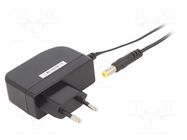 Power supply: switching; mains,plug-in; 12VDC; 500mA; 6W; 79.03% SUNNY