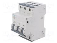 Circuit breaker; 230/400VAC; Inom: 32A; Poles: 3; Charact: D; 10kA SIEMENS