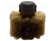 Brush; for cleaner; 2pcs; 50mm; Bristle material: metal; 102g JBC TOOLS