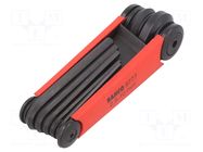 Wrench: hex key-set BAHCO