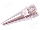 Tip; conical sloped; 2.4mm; for  soldering iron ARIES