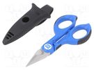 Scissors; for cables; 150mm; Material: stainless steel WEICON
