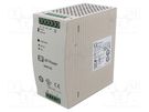 Power supply: switched-mode; for DIN rail; 120W; 24VDC; 5A; 86% XP POWER