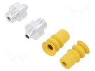 Suction cup; 12mm; G1/8 M; Shore hardness: 55; 0.6cm3; FSG SCHMALZ