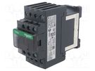 Contactor: 4-pole; NO x4; Auxiliary contacts: NC + NO; 24VDC; 40A SCHNEIDER ELECTRIC