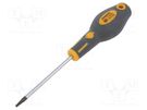 Screwdriver; Torx® with protection; T10H; 80mm PG TOOLS