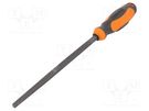 File; planisher; square; 200mm; non-slip grip; steel PG TOOLS