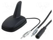 Antenna; automotive,SHARK; AM,FM; universal; 4.5m PER.PIC.