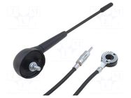 Antenna; car top,automotive; 0.19m; AM,FM; universal; 2.3m PER.PIC.
