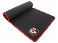 Pad; black,red; mouse; 900x350x3mm GEMBIRD