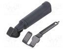 Stripping tool; 4.5÷25mm2,25÷40mm2; Wire: round; 167mm ERKO