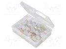 Kit: LED; THT; 8mm; 50pcs; RGB; 3÷15V; plastic box; 7.5÷8mA; 60° OPTOSUPPLY