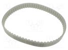 Timing belt; AT10; W: 25mm; H: 5mm; Lw: 660mm; Tooth height: 2.5mm OPTIBELT