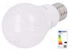 LED lamp; neutral white; E27; 230VAC; 806lm; P: 9W; 4000K; CRImin: 80 ams OSRAM