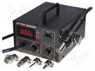 Hot air soldering station; digital,with knob; 280W; 100÷480°C ATTEN