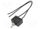 Switch: toggle; Pos: 2; SPST; ON-OFF; 25A/12VDC; Leads: leads 305mm SWITCH COMPONENTS
