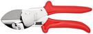 KNIPEX 94 55 200 Anvil shears with plastic handles chrome-plated 200 mm