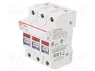 Fuse holder; cylindrical fuses; for DIN rail mounting; 30A; IP20 DF ELECTRIC