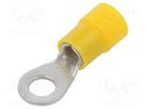 Tip: ring; M5; Ø: 5.3mm; 4÷6mm2; crimped; for cable; insulated ERKO