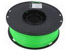 Filament: ABS; 1.75mm; bright green; 225÷245°C; 1kg GEMBIRD