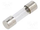 Fuse: fuse; quick blow; 1.25A; 250VAC; cylindrical,glass; 5x20mm EATON/BUSSMANN