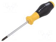 Screwdriver: standard; Phillips; PH1 FELO