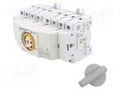 Module: mains-generator switch; Poles: 4; 400VAC; 40A; IP20 HAGER