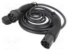 Cable: eMobility; HELIX®; 1x0.5mm2,5x2.5mm2; 440V; 11kW; IP55; 5m LAPP