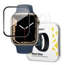 Wozinsky Watch Glass hybrid glass for Apple Watch 7 45 mm black, Wozinsky