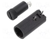 Fuse holder; THT; 5x20mm; -30÷85°C; 10A; thermoplastic; Pitch: 10mm ESKA
