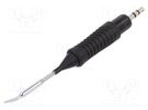 Tip; bent conical; 0.4mm; for  soldering iron; 40W WELLER