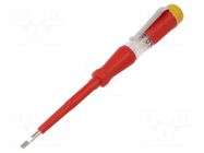 Screwdriver: voltage tester; insulated; 3x0.5mm; 220÷250VAC PROXXON