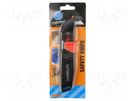 Knife; universal; automatic security return PG PROFESSIONAL
