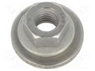 Nut; with flange,with washer,protective; hexagonal; M6; 1; steel BOSSARD