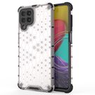 Honeycomb case armored cover with a gel frame for Samsung Galaxy M53 5G transparent, Hurtel