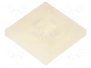 Holder; self-adhesive; polyamide; natural; Tie width: 5.4mm HELLERMANNTYTON